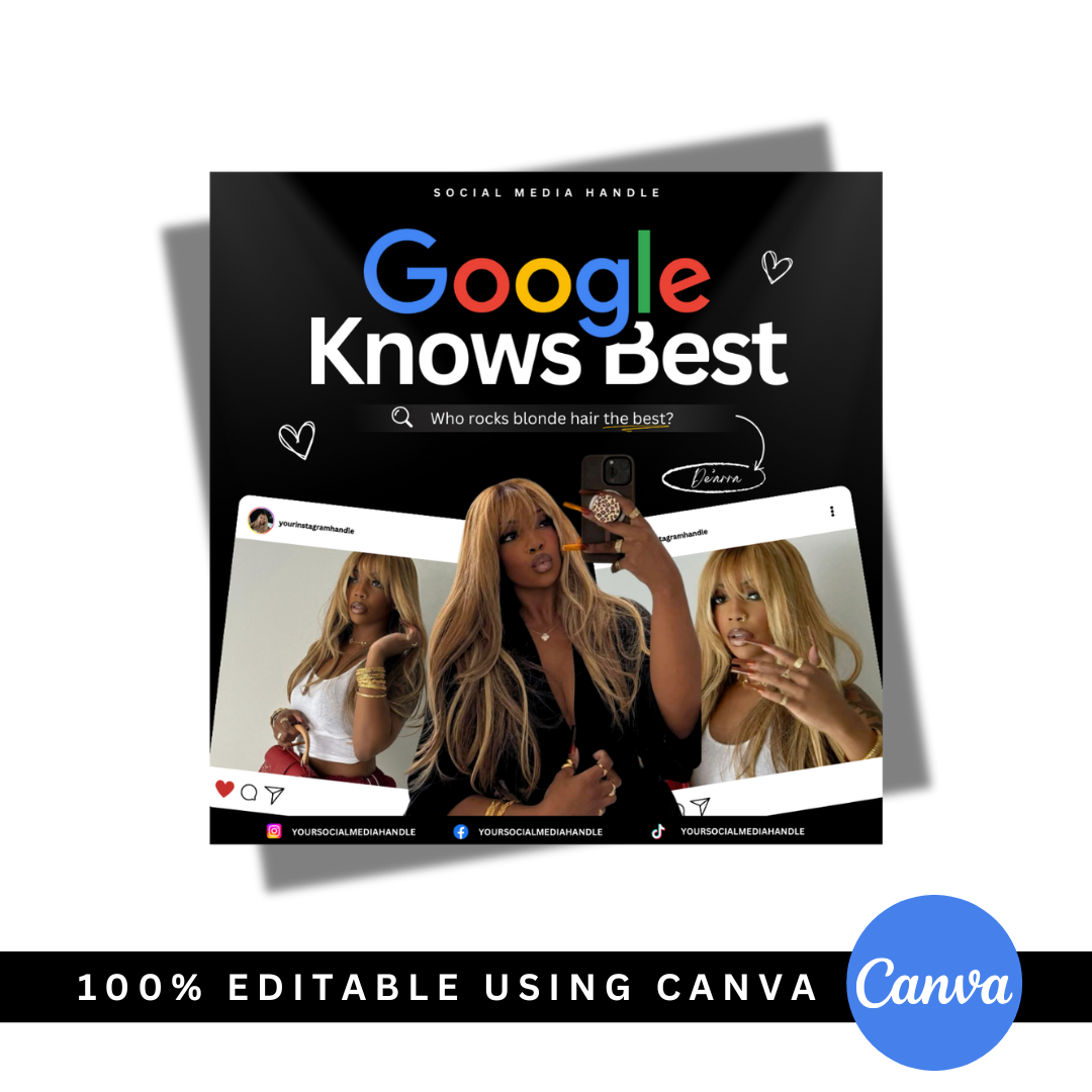 Influencer Template - 100% Editable Canva Design